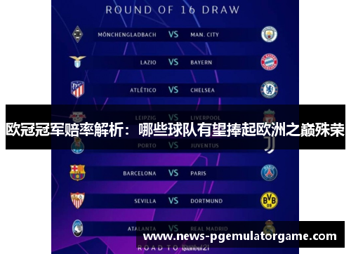 欧冠冠军赔率解析：哪些球队有望捧起欧洲之巅殊荣