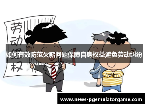 如何有效防范欠薪问题保障自身权益避免劳动纠纷