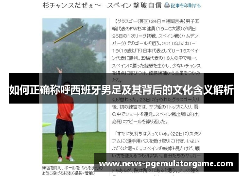如何正确称呼西班牙男足及其背后的文化含义解析 如何正确称呼西班牙男足及其背后的文化含义解析